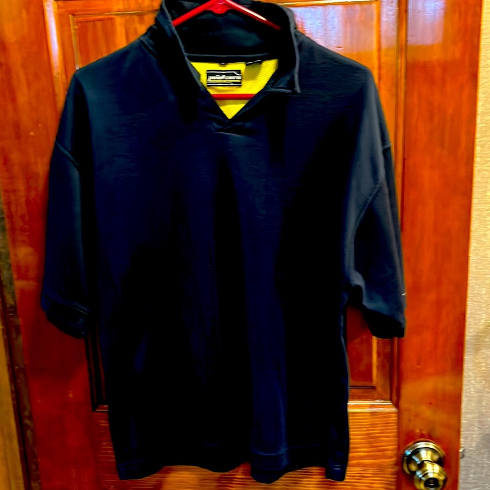 Point Zero Casual Short Sleeve Polo Shirt. Mens Navy L. Excellent Condition.